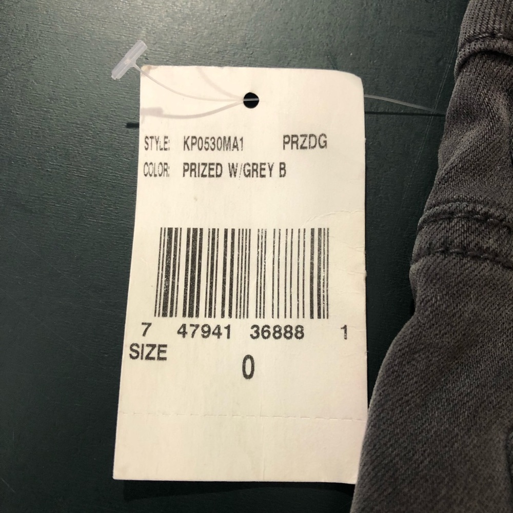 NEW Kut From The Kloth Donna Skinny Jeans with Raw Hem, Size 0, Gray - Picture 7 of 7